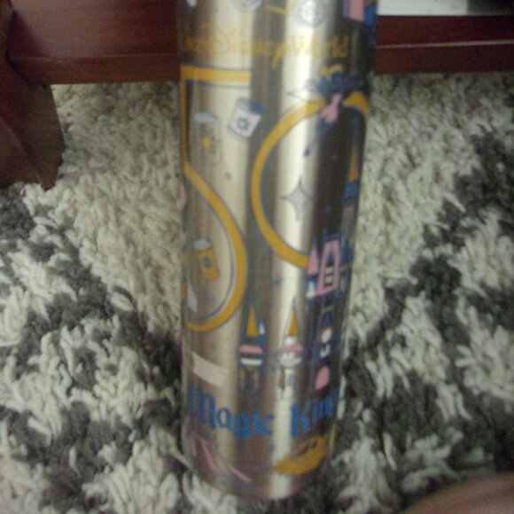 Disney World 50th Anniversary Magic Kingdom Starbucks Metal Tumbler Bottle MK - Picture 5 of 6